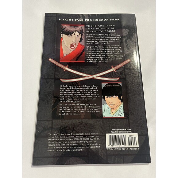 Crossing Midnight: Cut Here By Mike Carey Vertigo Comics Graphic Novel 2007 - Picture 2 of 10